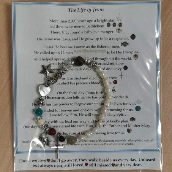 CHARITY - Silver Life of Jesus Bracelet - Picture 4 of 7